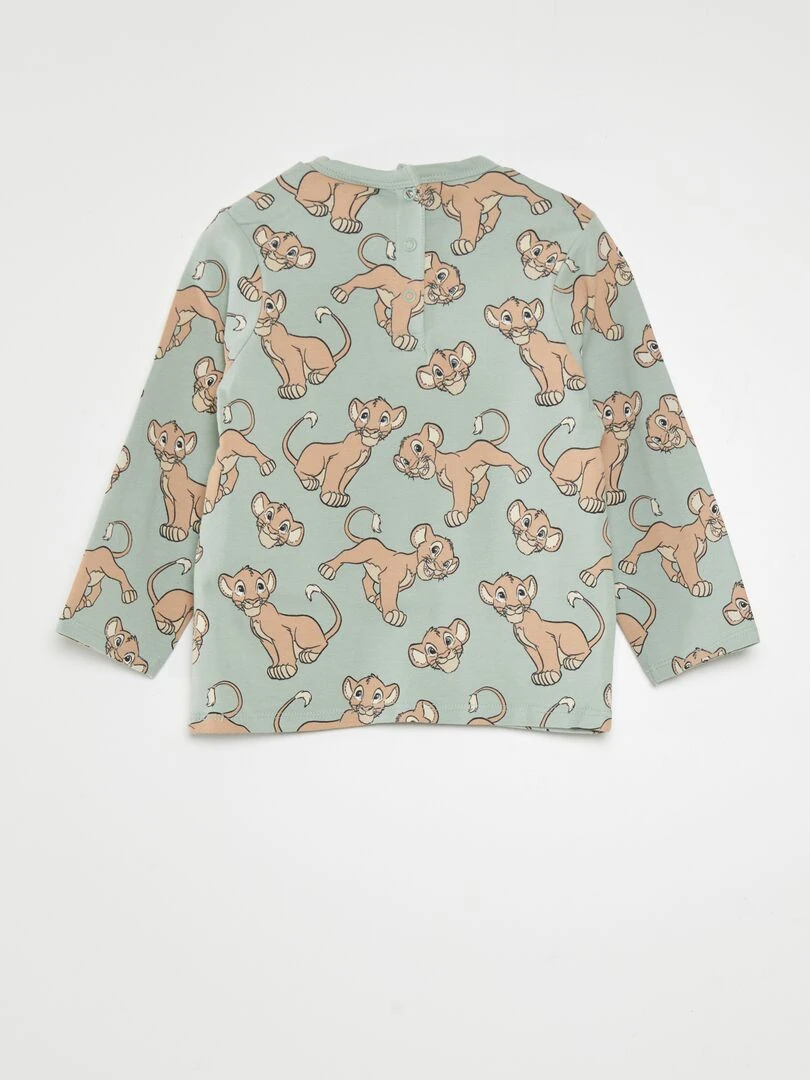 Ensemble pyjama t shirt + pantalon 'Disney'   2 pièces   Vert