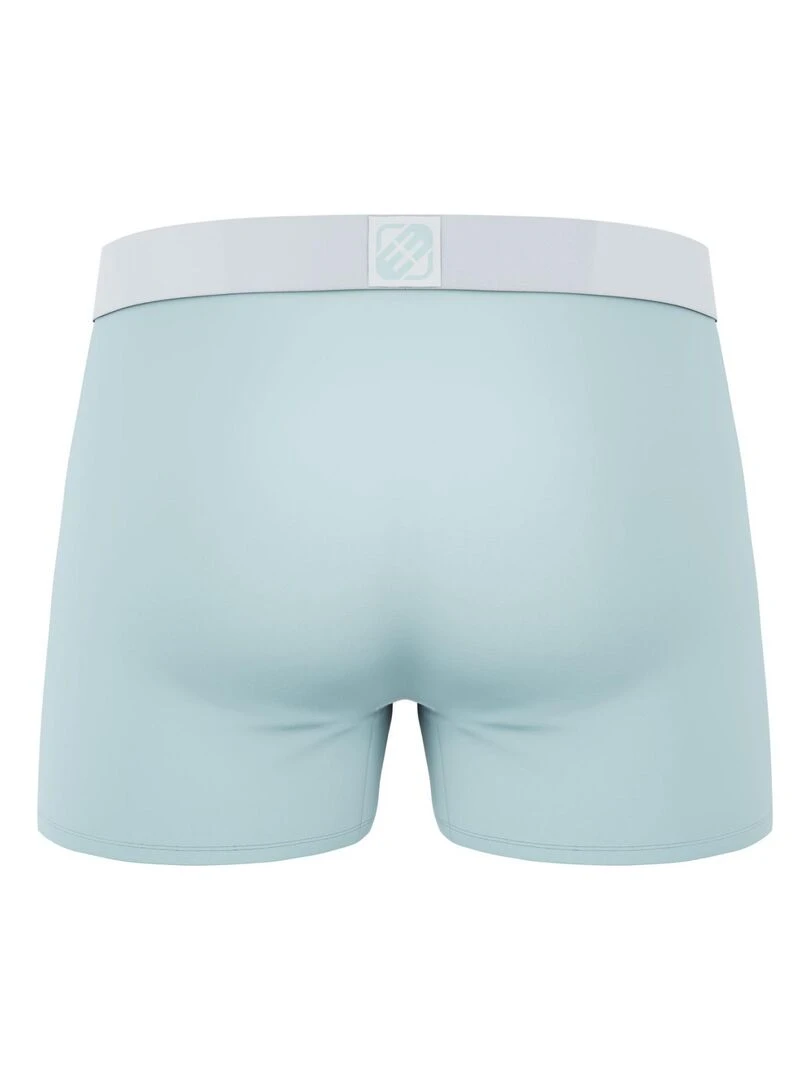 Lot de 3 boxers homme en coton Pastel Freegun   Bleu