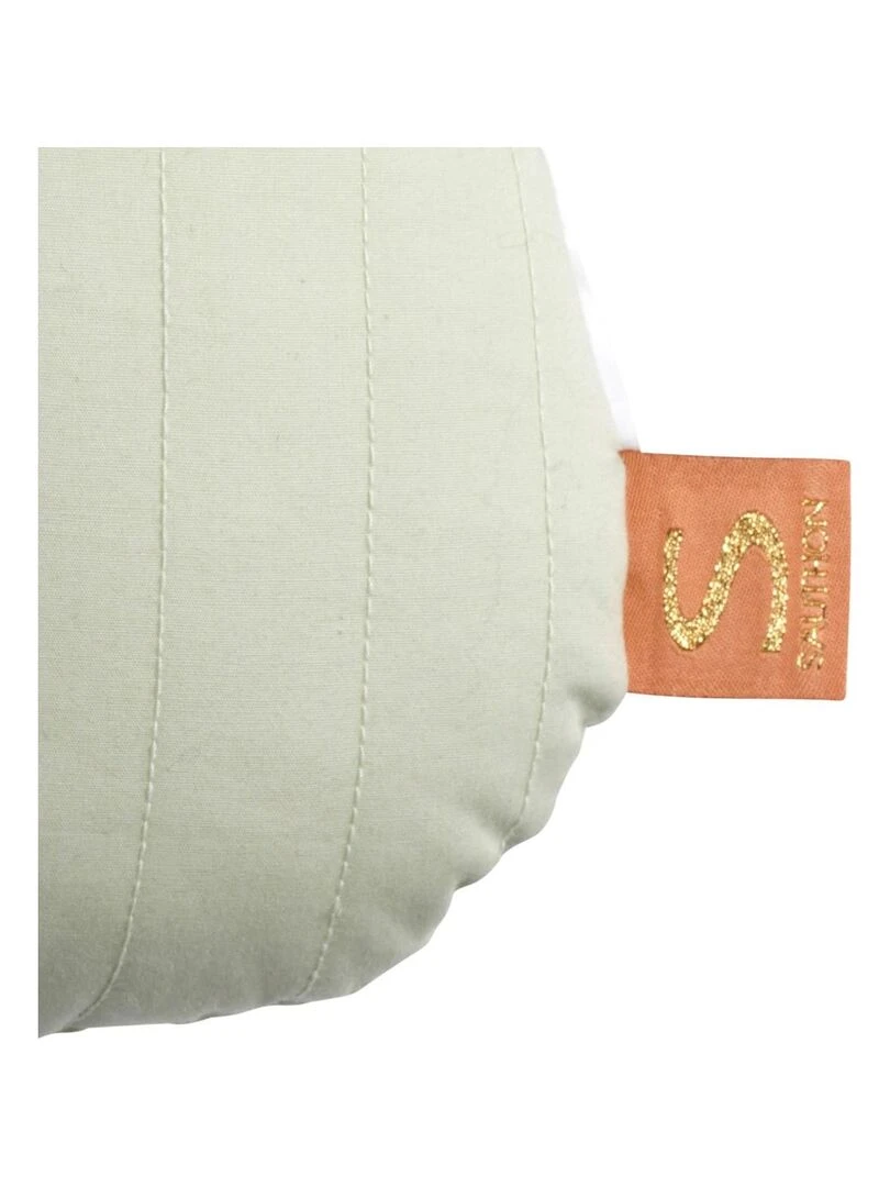 Coussin déco poire 23x36cm en coton Vert tilleul   SAUTHON   Vert tilleul