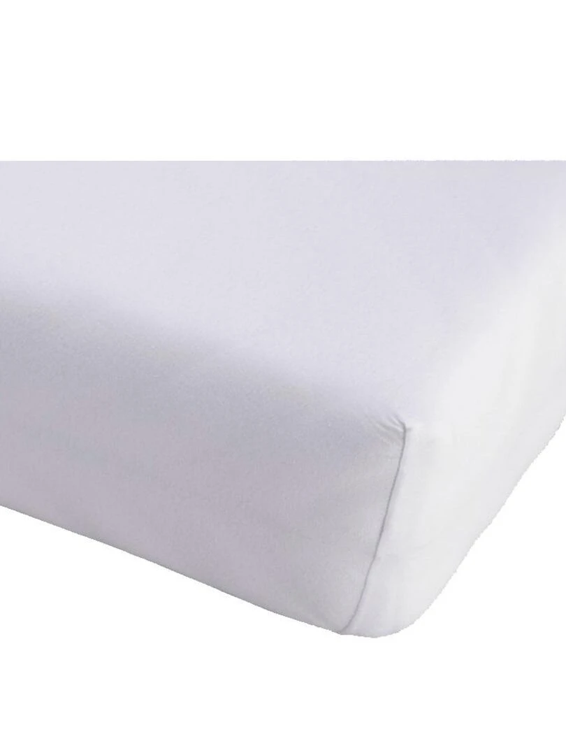 Drap Housse Lit bébé Les Chatounets Blanc