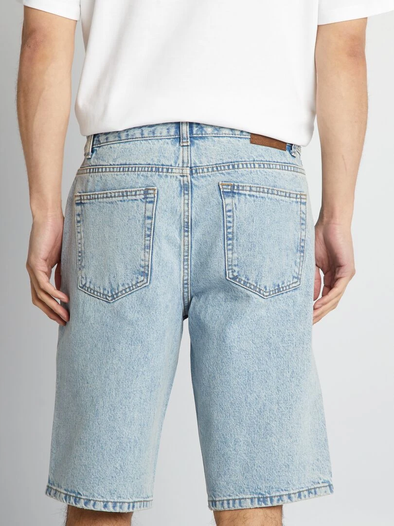 Bermuda à 5 poches   Bleu