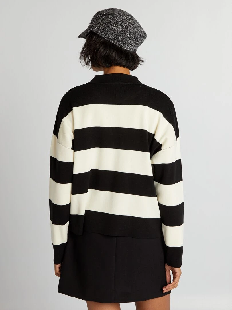 Pull en tricot   Noir