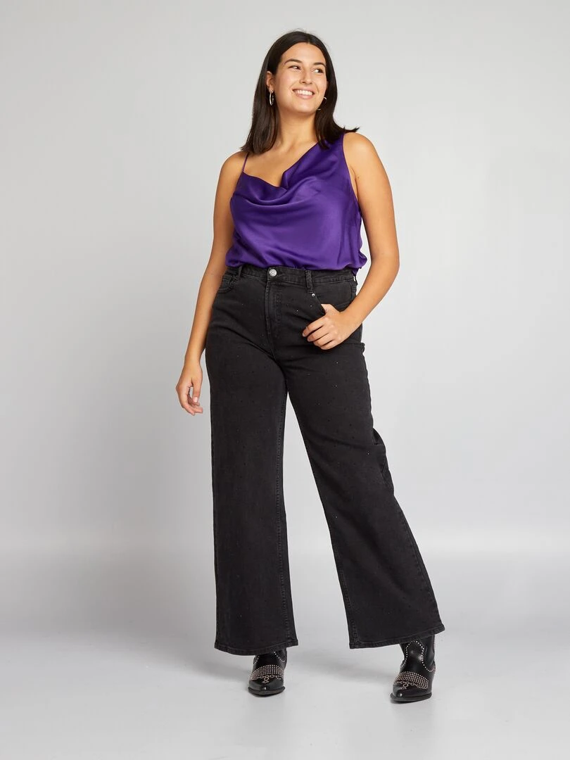 Débardeur satiné Violet
