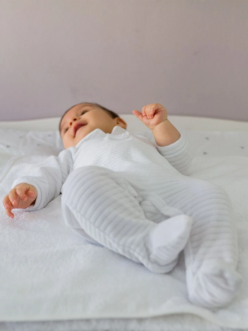 Ensemble de 5 cintres pour enfants en métal/tissu   Bleu