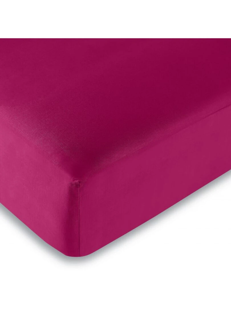 Drap Housse Toutes Dimensions 100% Coton/57 Fils/cm² Rose fushia