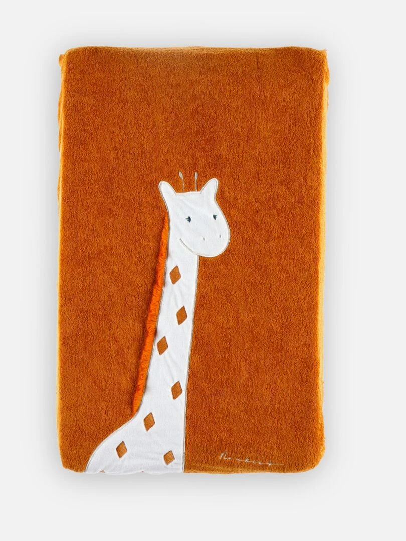 Matelas à langer avec housse élastique en éponge  ocre   Jaune