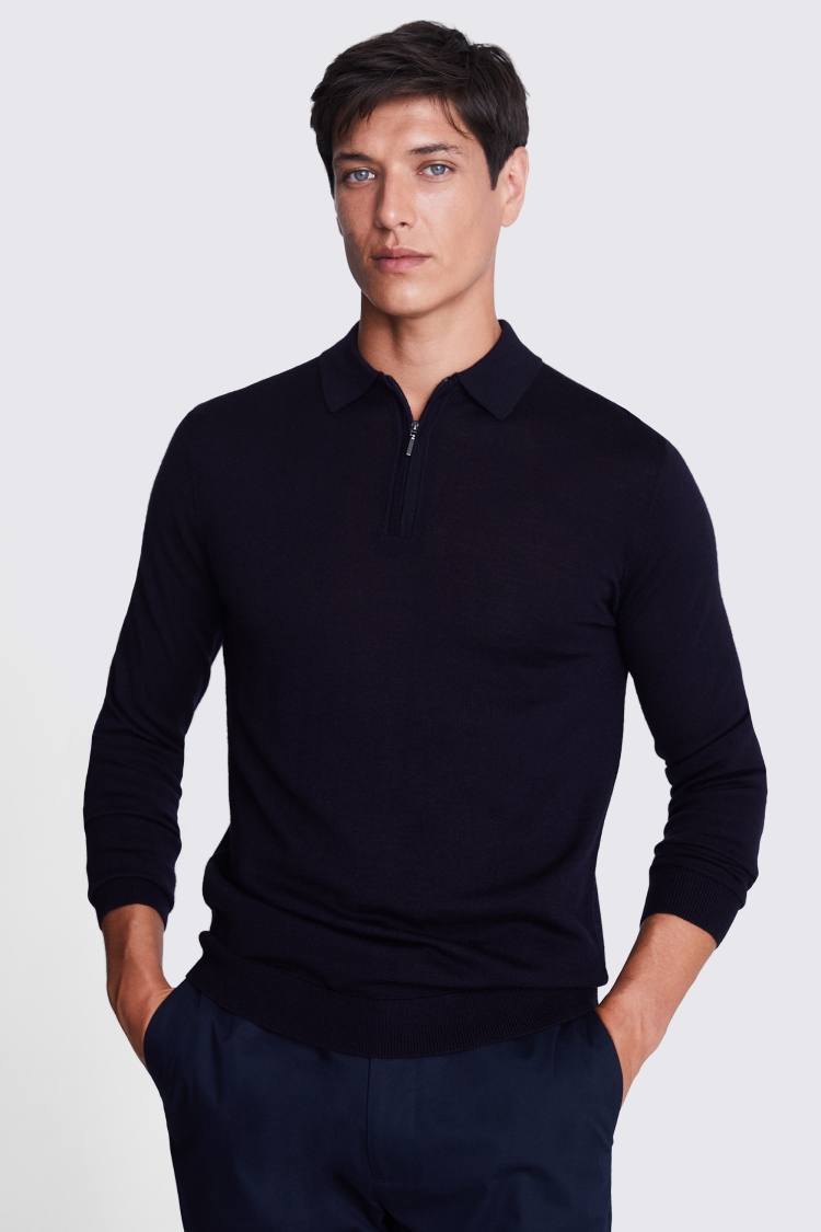 Ecru Terry Towelling Skipper Polo   Buy Online at Moss