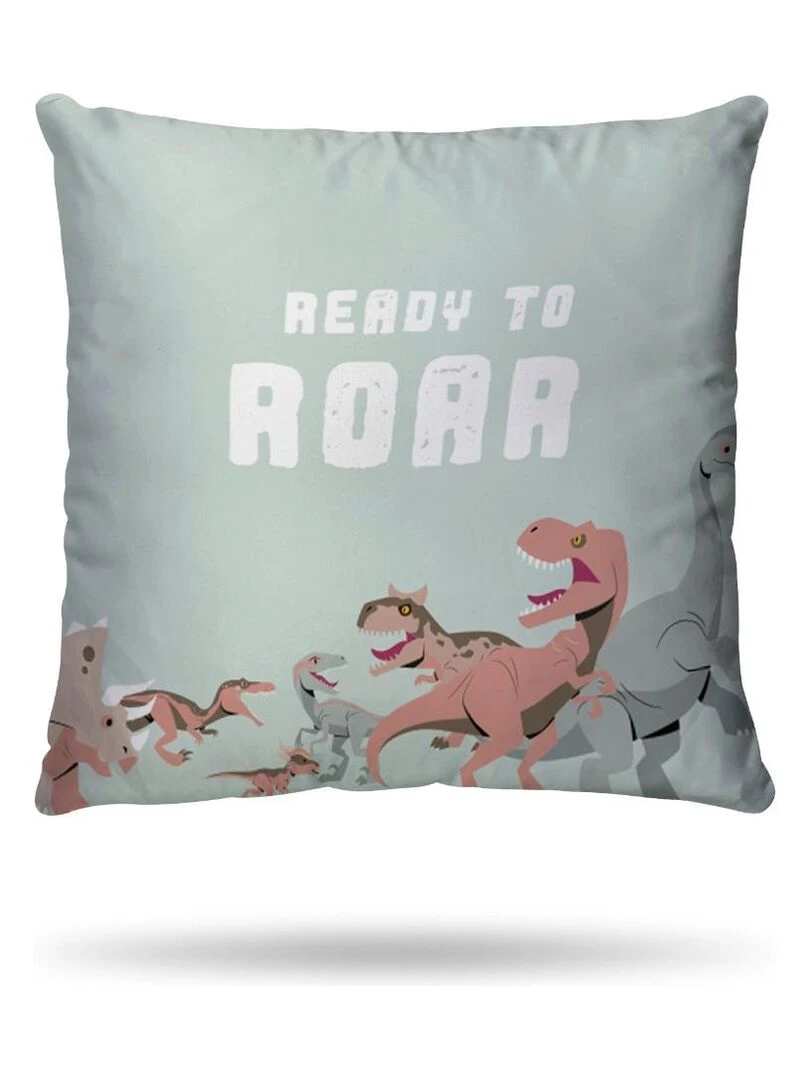Housse de couette Jurassic World dinosaure 140x200 cm   100% Coton   Vert d'eau