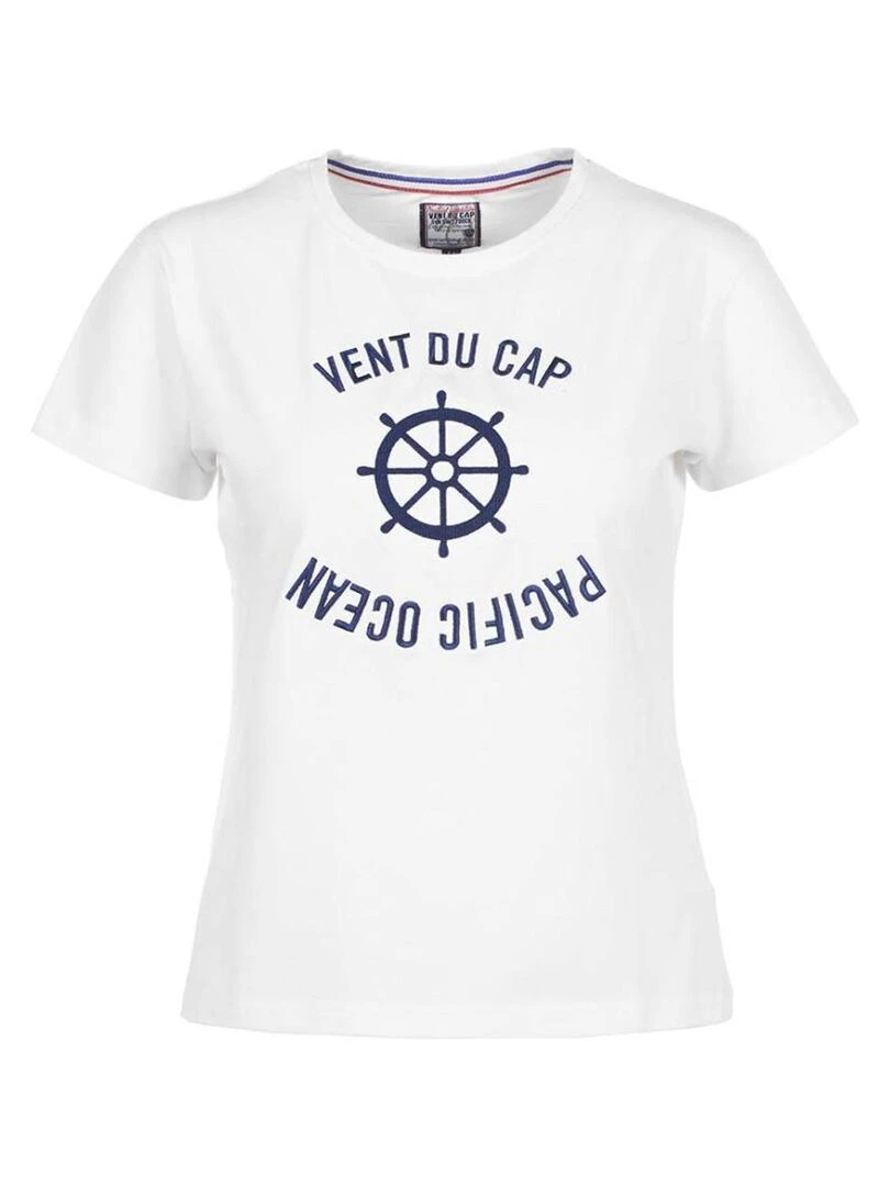 T shirt manches courtes femme ACHERYL   Blanc