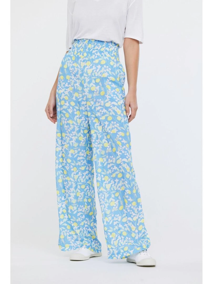 Lee Cooper Pantalon viscose flair GUIMI Bleu ciel