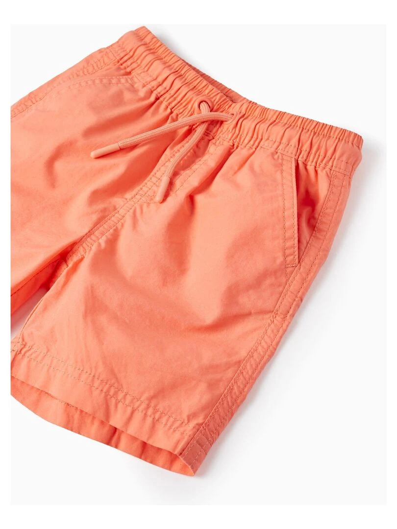 Short En Popeline Pour Bébé Garçon   Rose