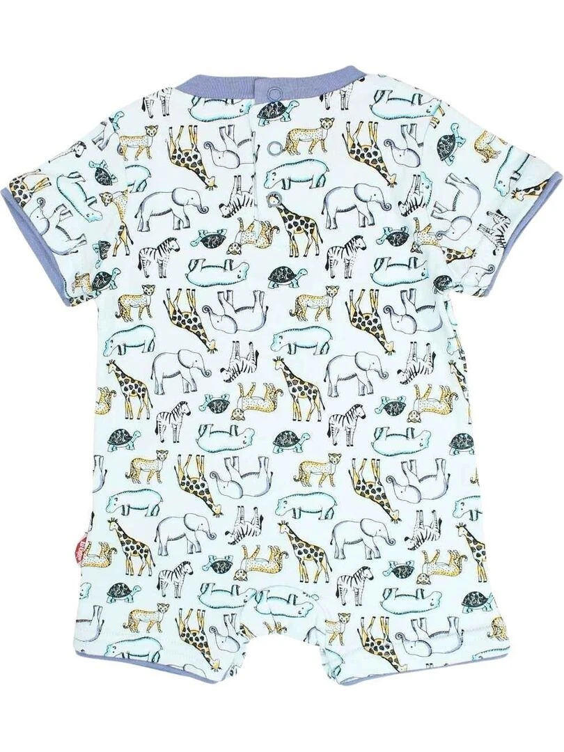 Lee Cooper Combishort bébé garçon imprimé logo en coton Bleu