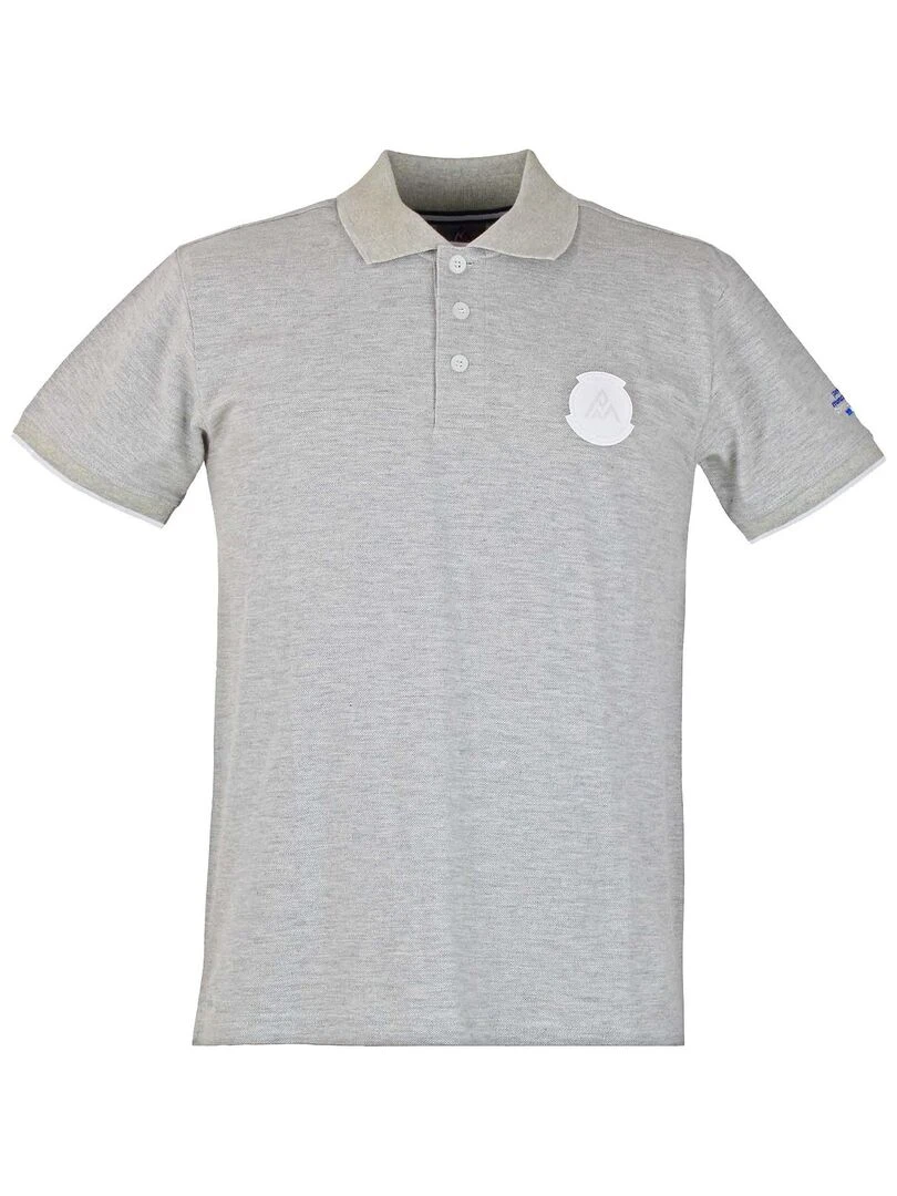 Polo manches courtes homme CORNELIUS PEAK MOUNTAIN Gris