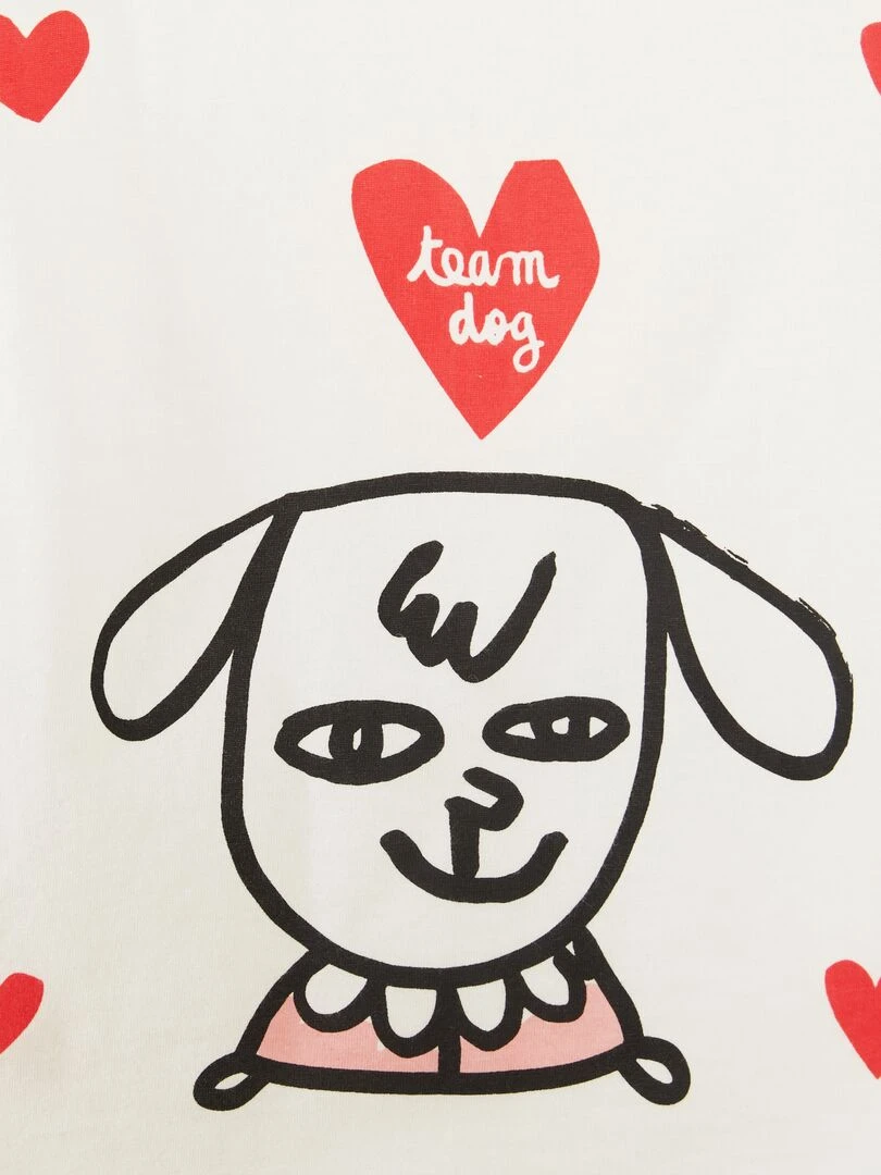 T shirt en coton X Little Bad Wolf   Blanc