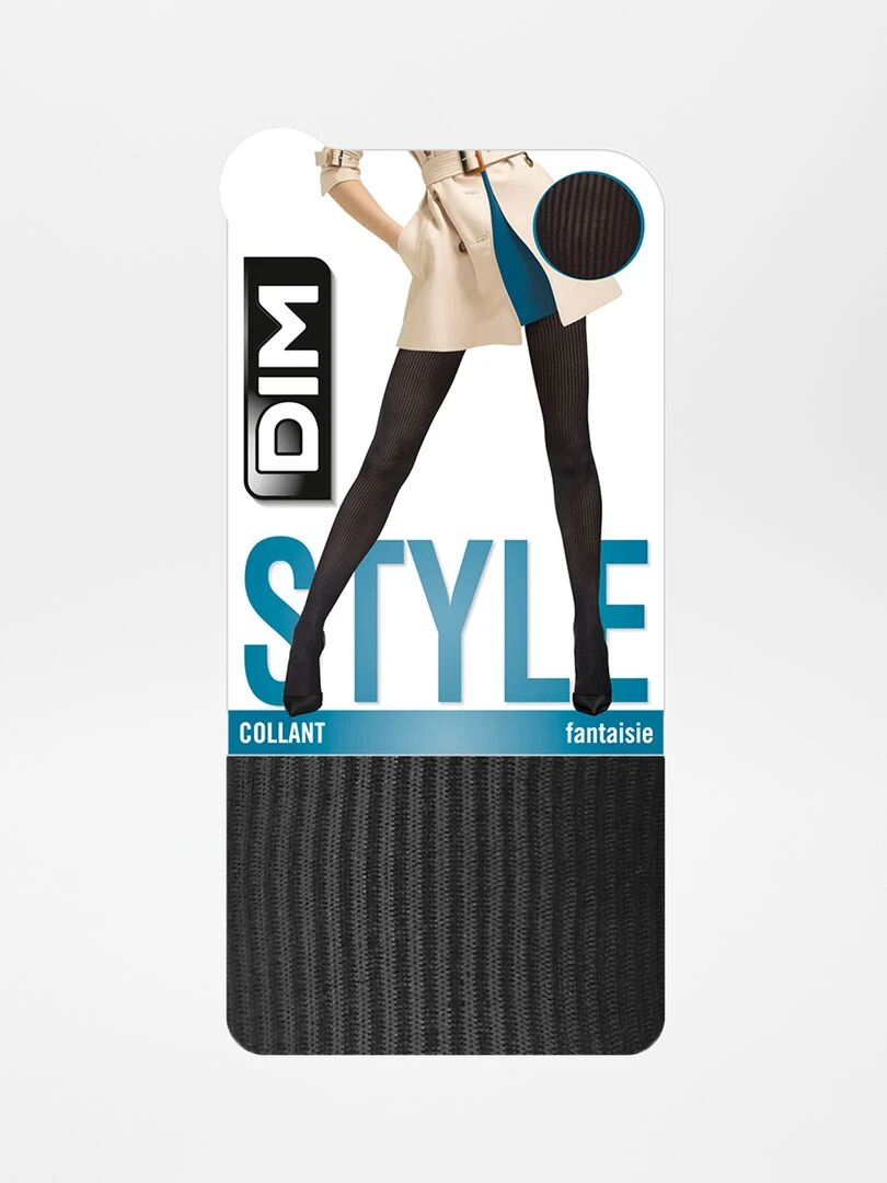 Collants fantaisie 'Dim' noir
