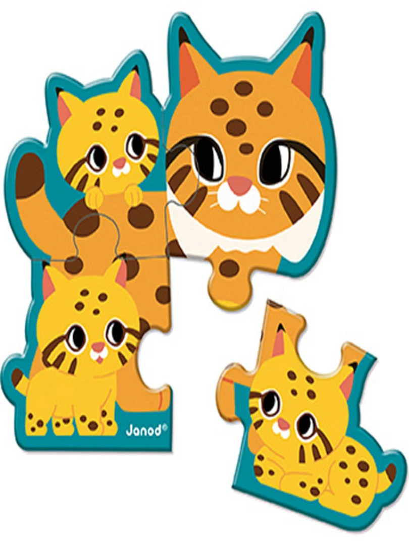 Set De 5 Petits Puzzles Animaux Wwf (2 À 6 Pièces)   N/A