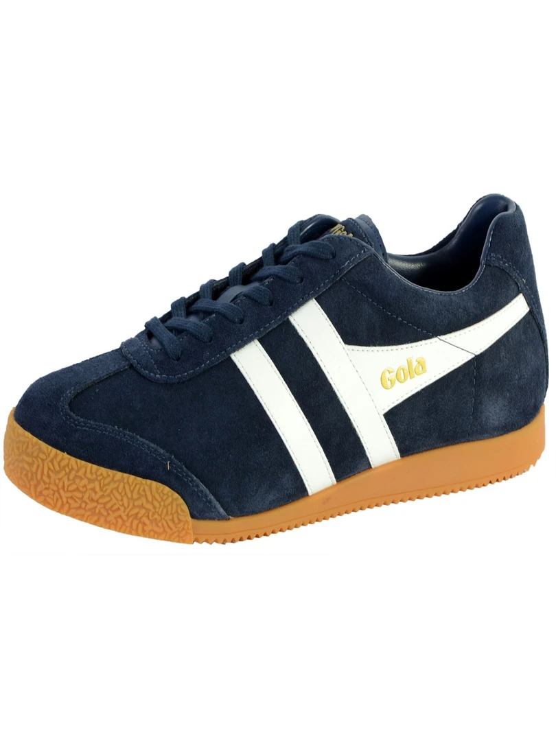 Basket Gola Harrier Suede Bleu