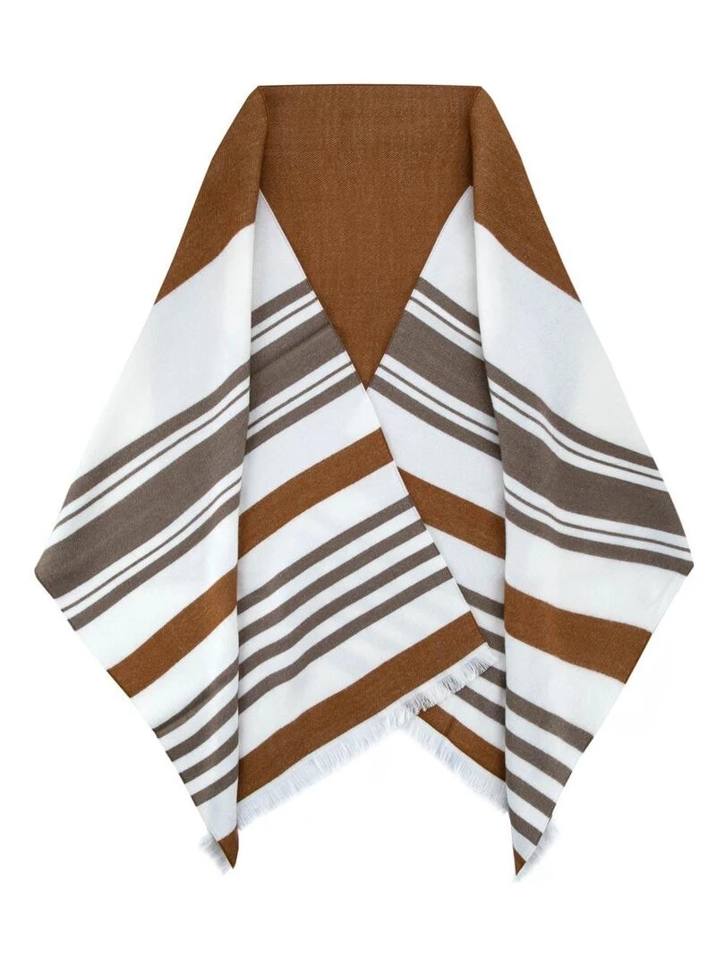 Châle Tatras Fabriqué en France Beige