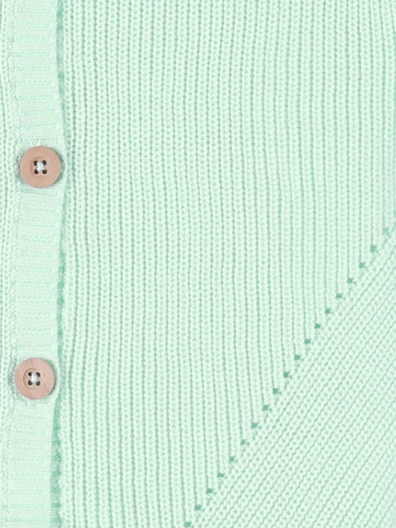 Cardigan en tricot côtelé bio    Noukie's   Bleu