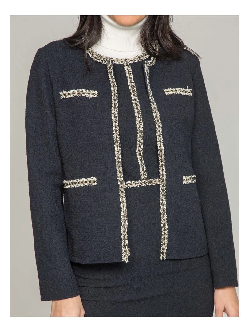Veste courte UBAK   Bleu marine
