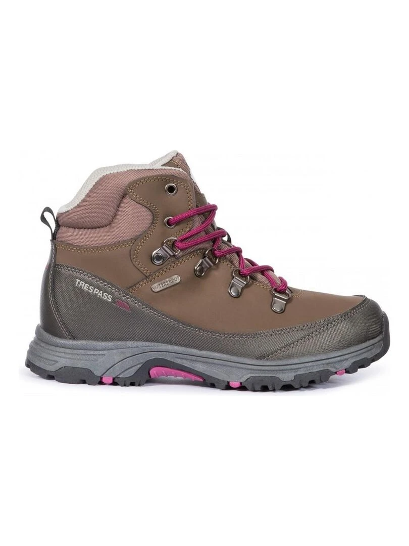 Trespass Glebe II Chaussures de randonnée imperméables unisexe Marron