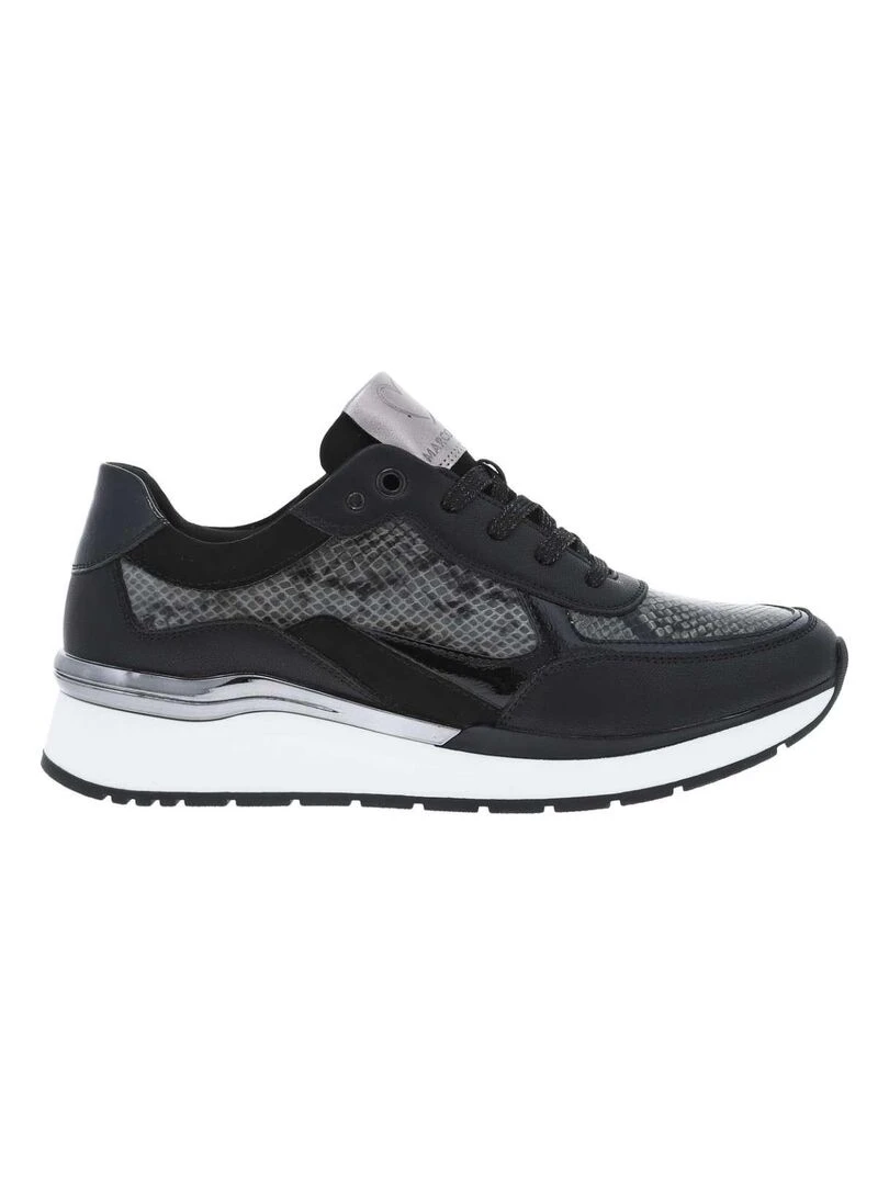 MARCO TOZZI Baskets talon semi compensée Noir