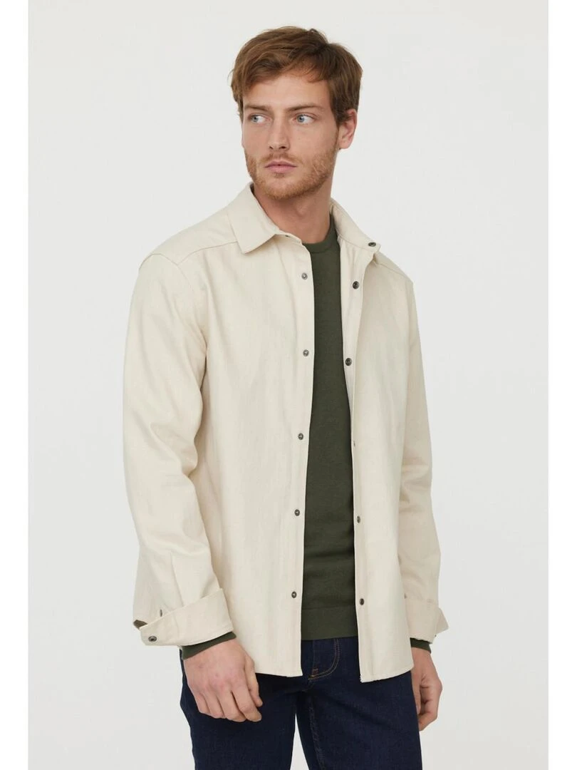 Lee Cooper   Pull manches longues coton regular CORIL   Vert