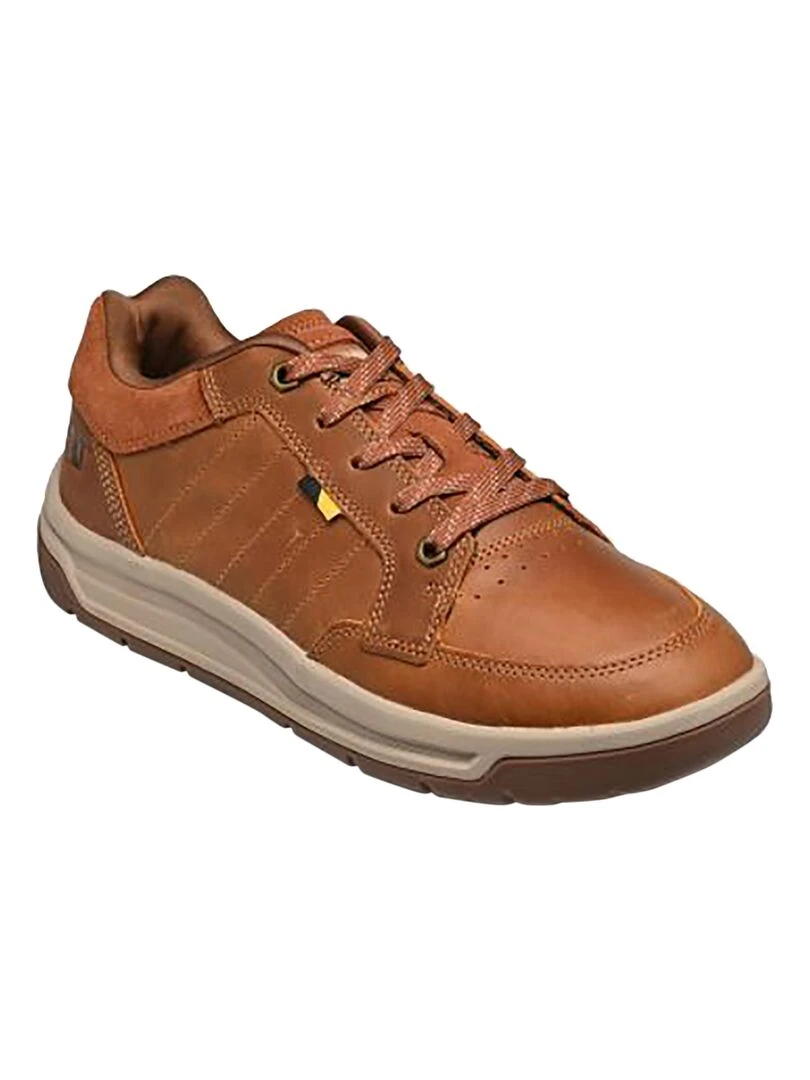 Basket Basse Cuir Caterpillar Apa Cush   Marron