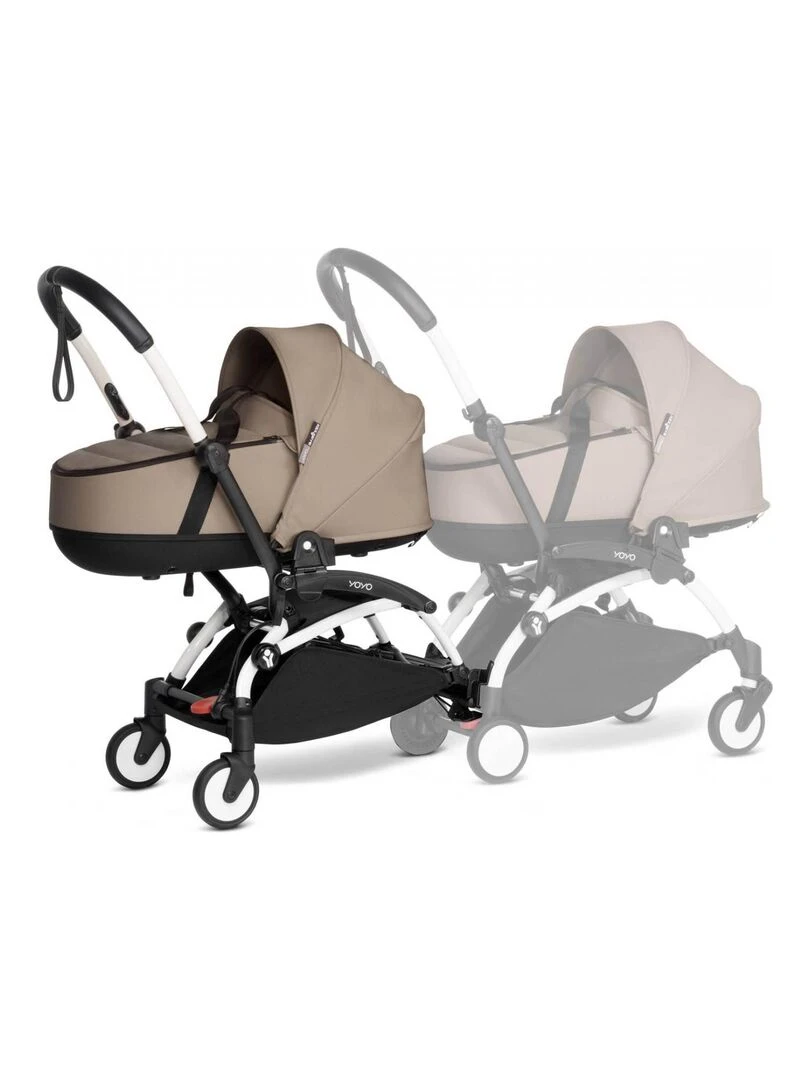 Cadre YOYO connect blanc et nacelle Taupe Beige
