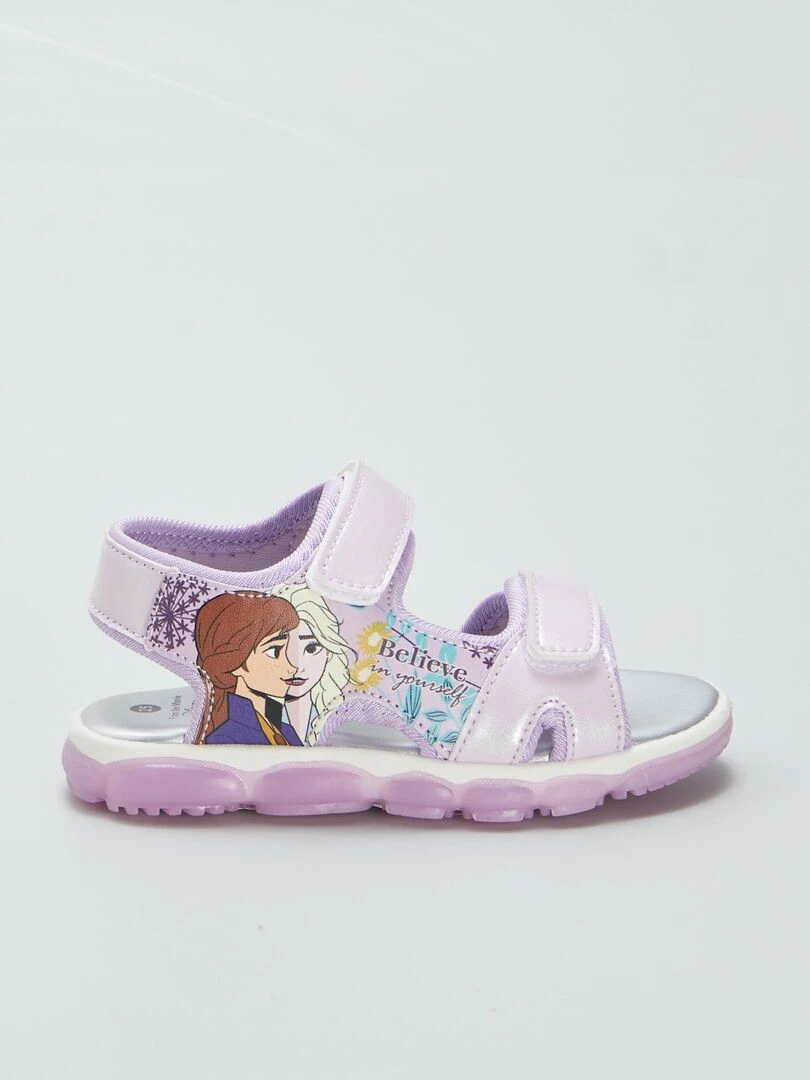 Sandales lumineuses 'Reine des Neiges' Violet
