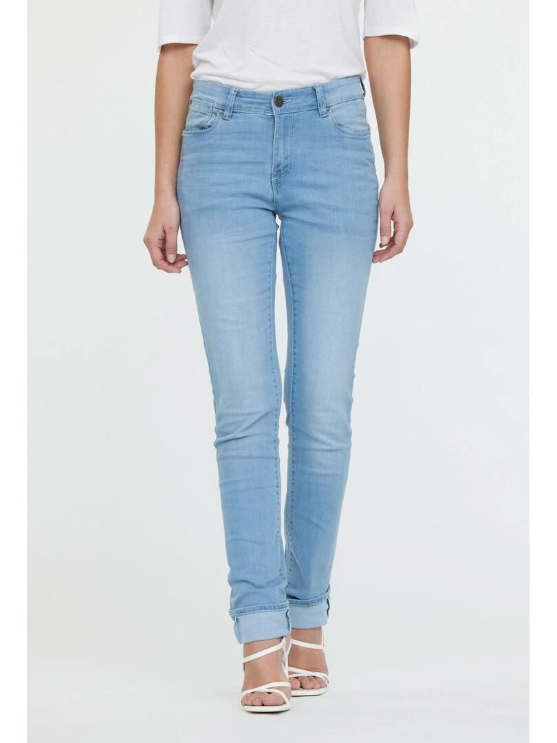 Lee Cooper Jean coton slim JANA Bleu ciel