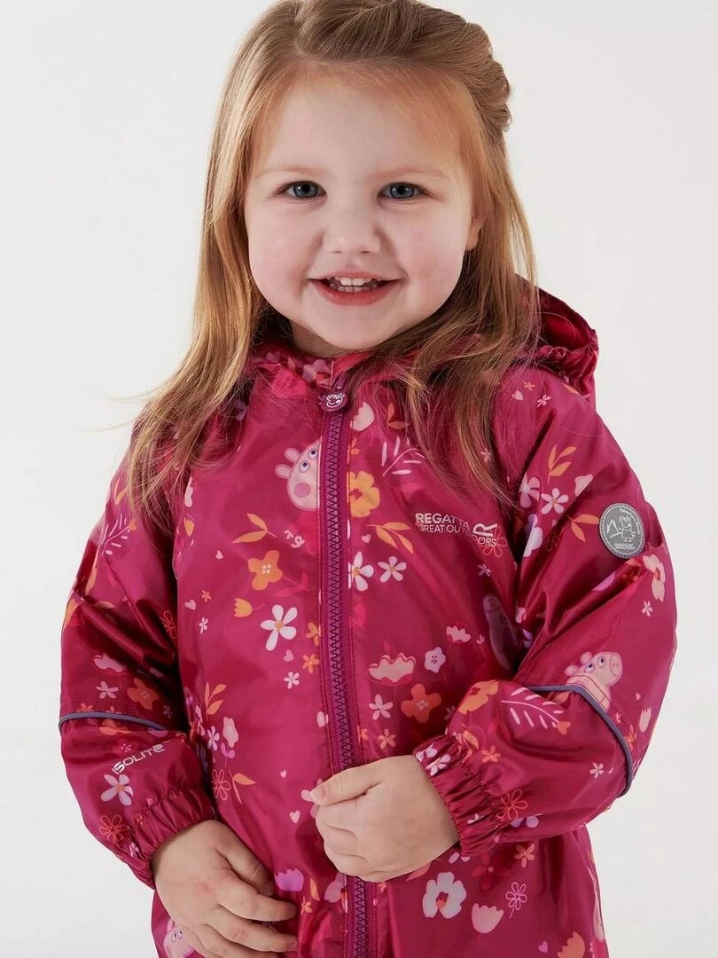 Regatta   Combinaison de pluie POBBLE   Rose rouge