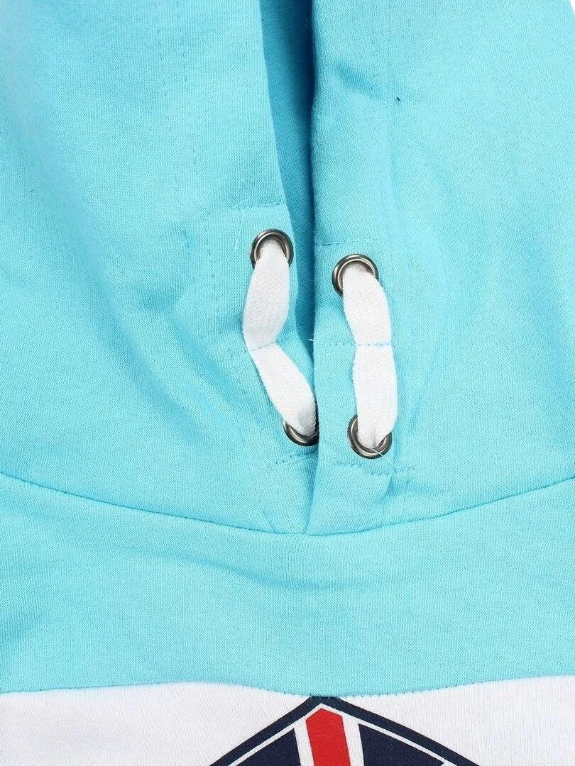 Lee Cooper Sweat garçon imprimé logo en coton Bleu