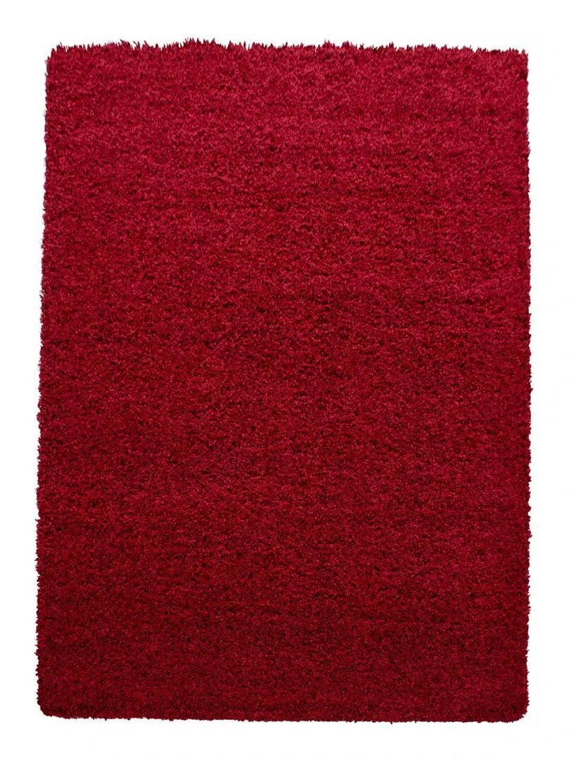 Tapis shaggy UNI L OEKO TEX®   Rouge