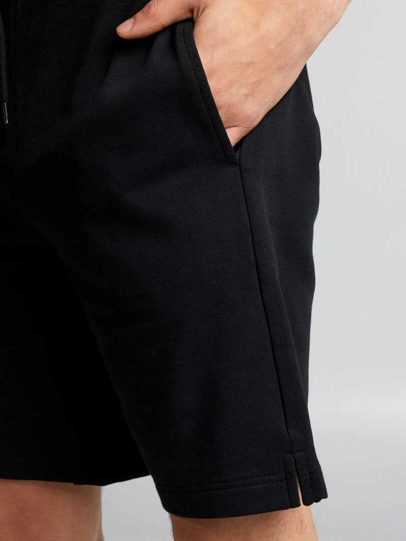 T shirt en coton imprimé à col rond   Blanc