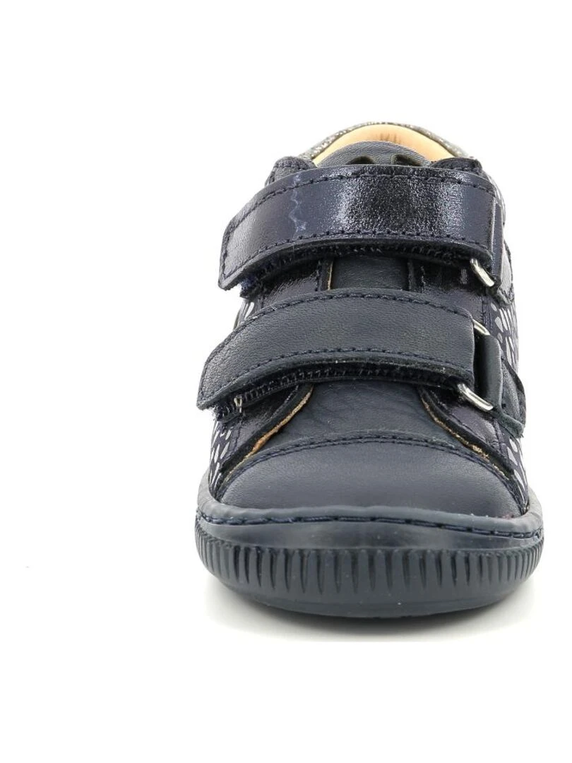 Sneakers hautes Cuir Frakro   Bleu marine