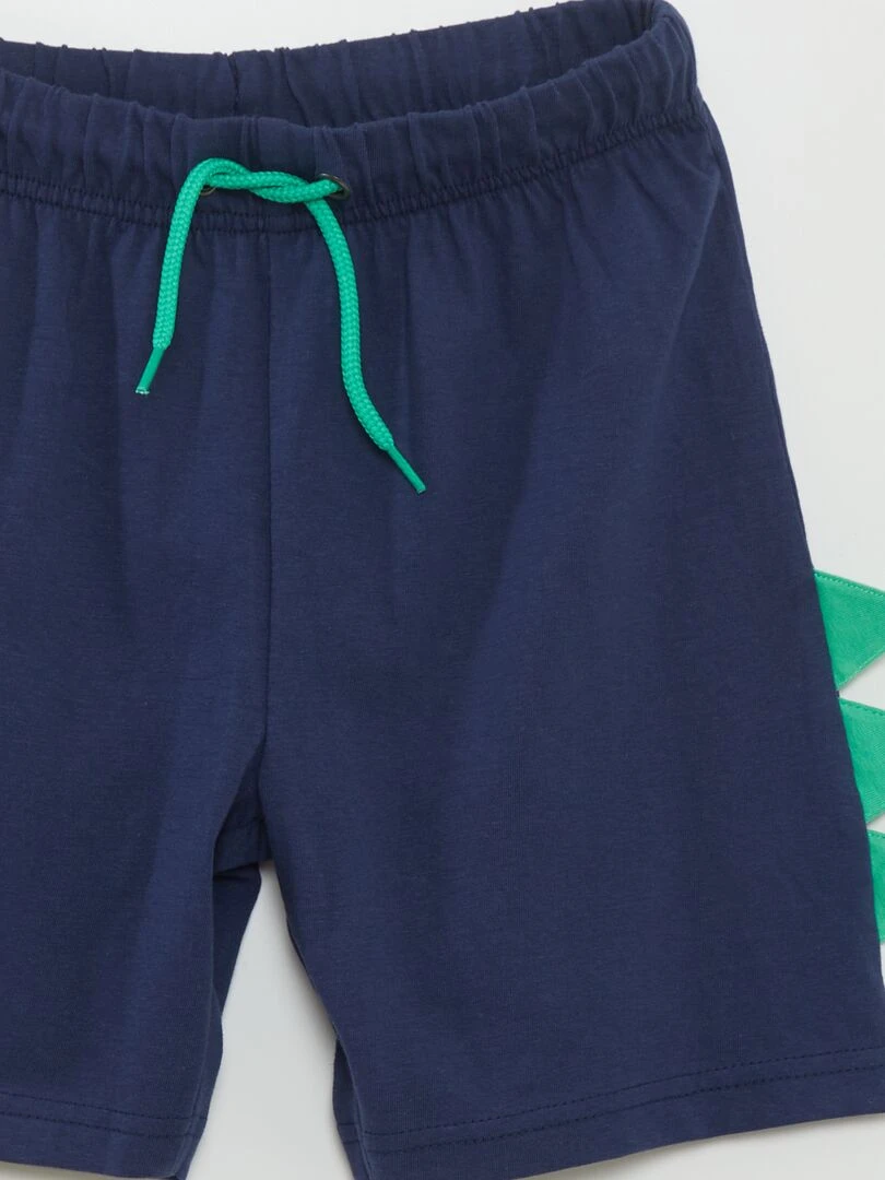 Ensemble pyjama court 'Dinosaures'   2 pièces   Vert