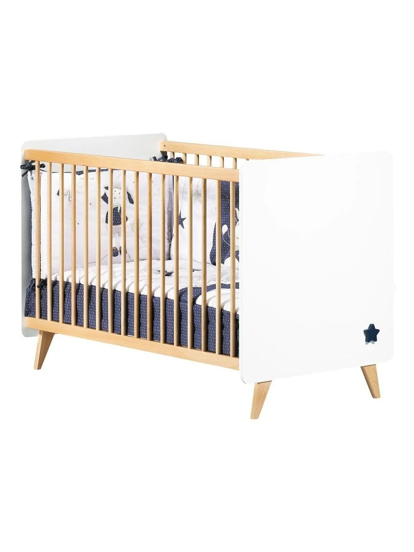 Lit bébé OSLO SAUTHON Blanc
