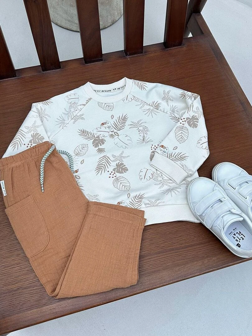 Sweat shirt enfant Manaus   Beige