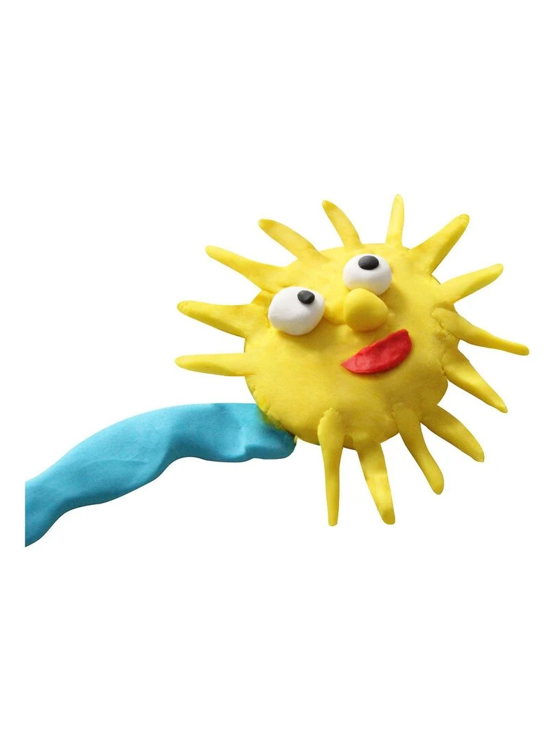 4 pots de pâte à modeler naturelle   N/A