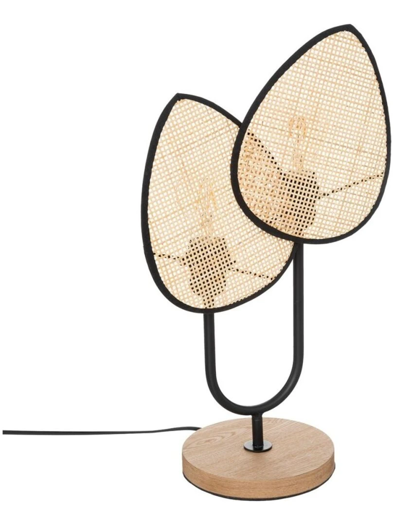 Lampe à poser Olme naturel H44 Beige