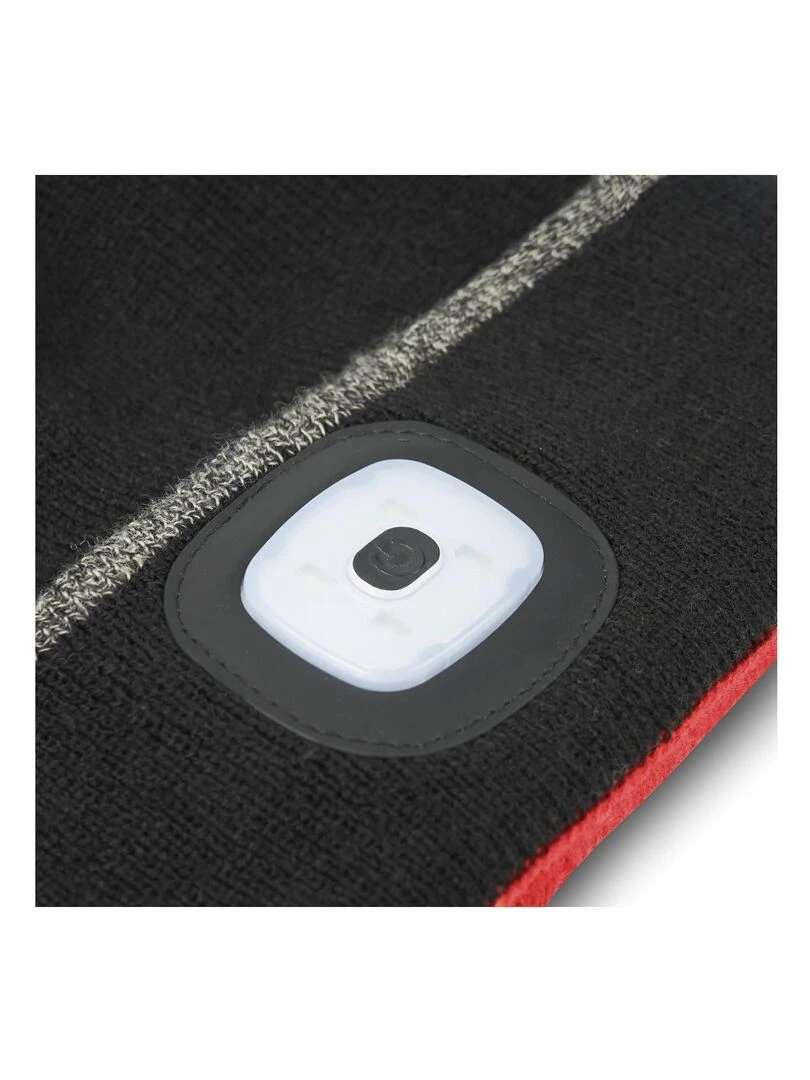 Bonnet LED avec 3 modes d'éclairages  et recharge via port USB Facom   Noir