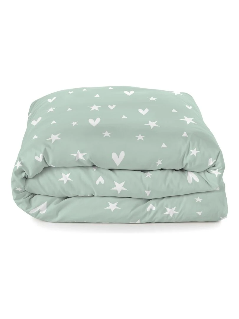 Parure housse de couette 2 pièces Fairy dust "Happyfriday"   Blanc