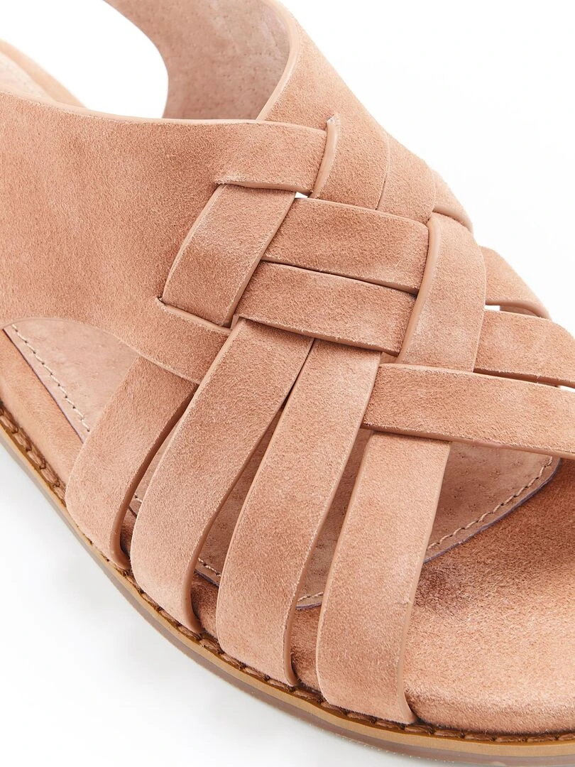 Sandales multibrides croisées   Damart   Camel