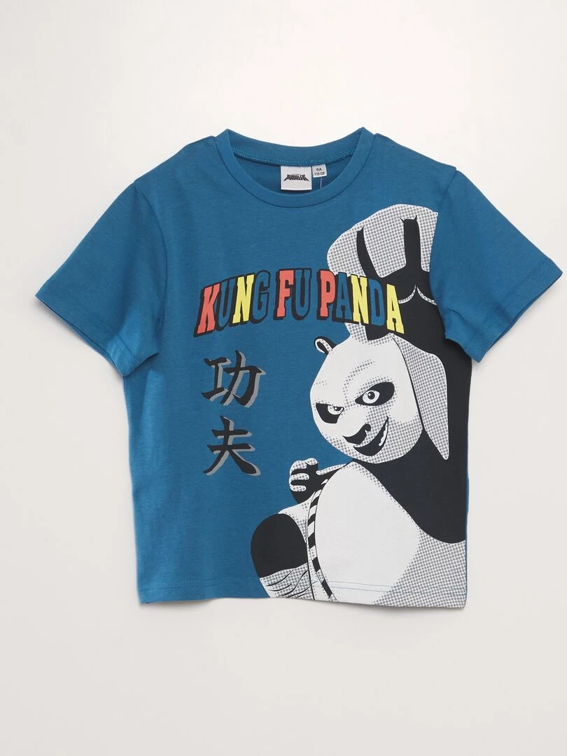 Pyjama short 'Kung Fu Panda'   2 pièces   Bleu