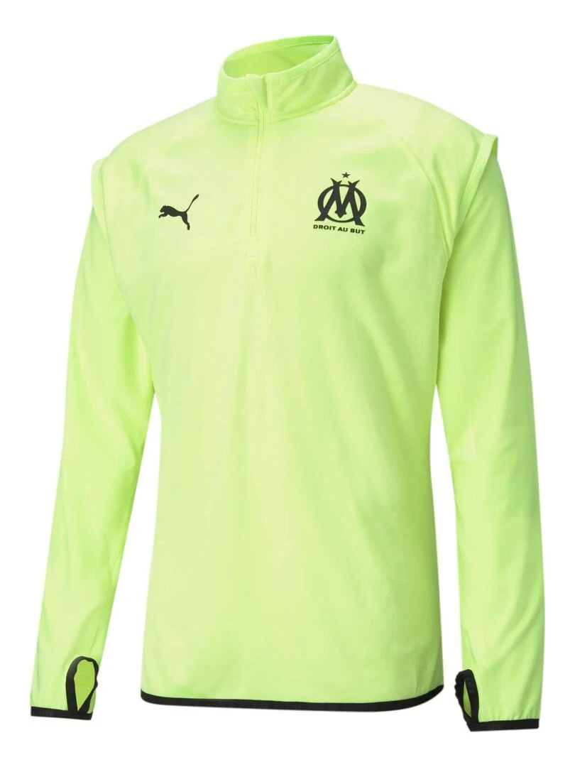 Veste survêtement 'Marseille Puma' 'OM Warmup Midlayer' Jaune