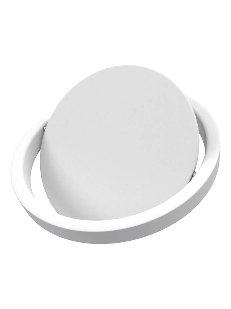 Poubelle jungle avec couvercle pivotant   Blanc