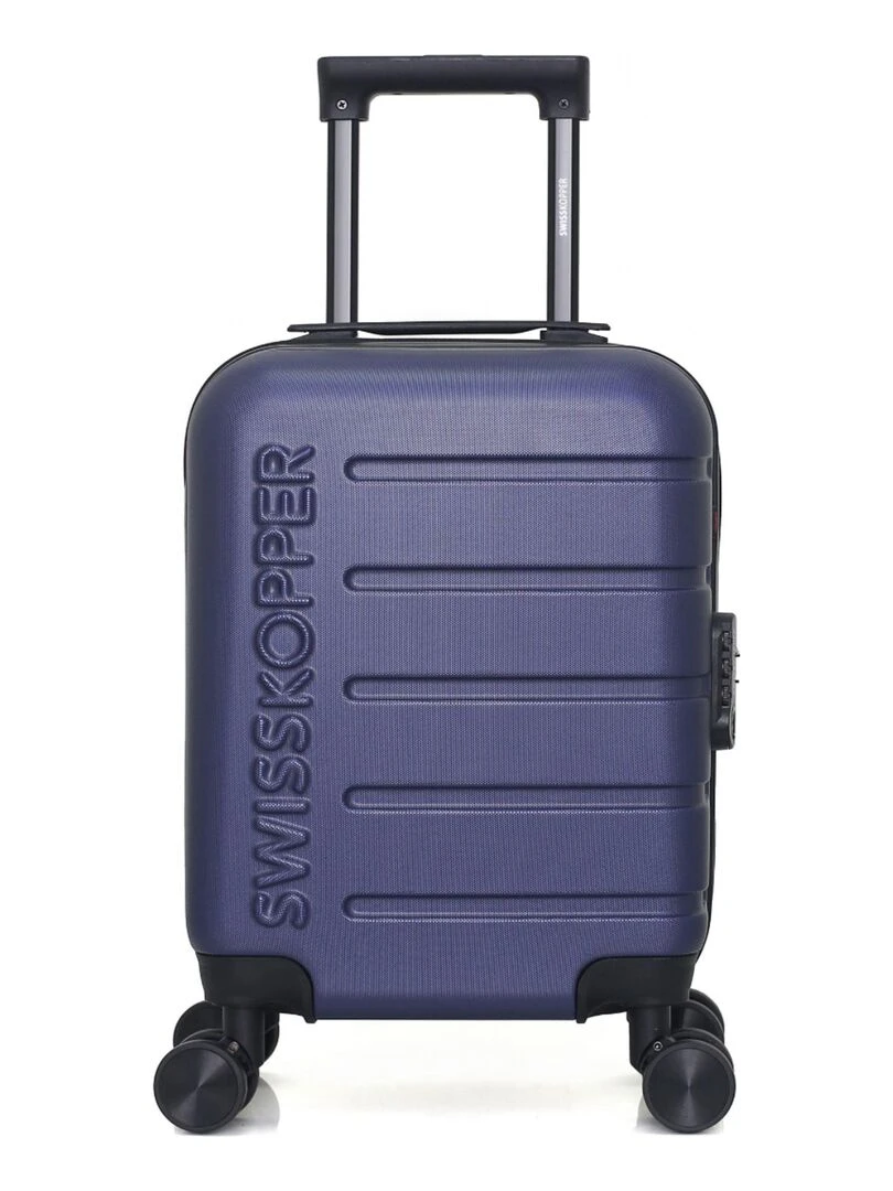 SWISS KOPPER VALISE CABINE XS AIGLE 4 ROUES 46 CM Bleu marine