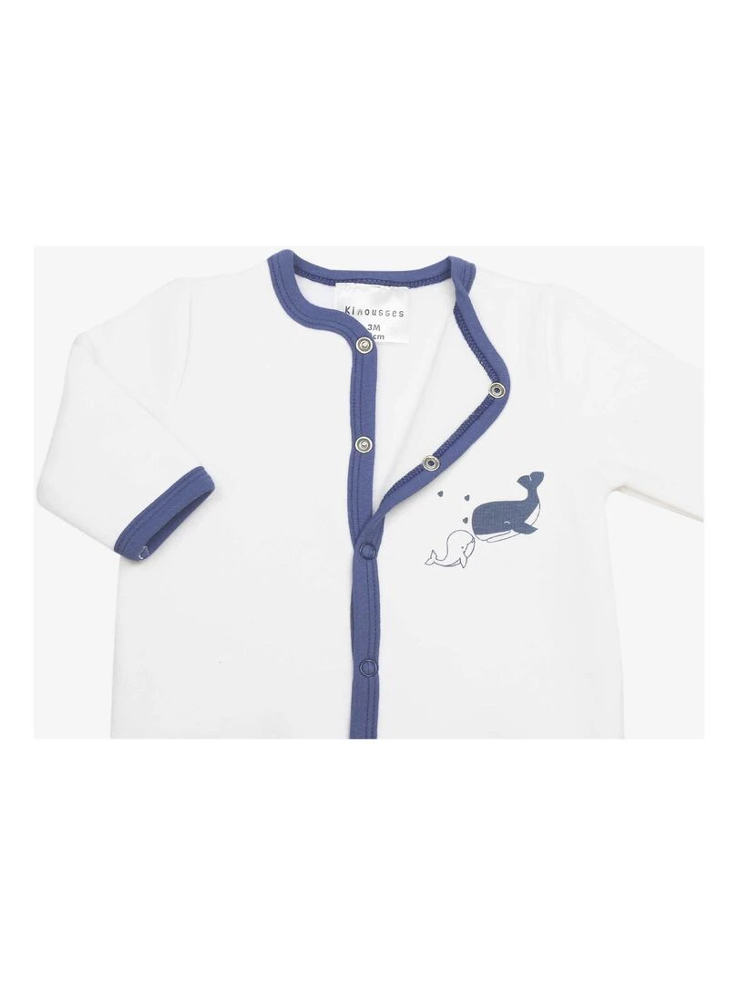 Pyjama Bébé Kinousses   Blanc