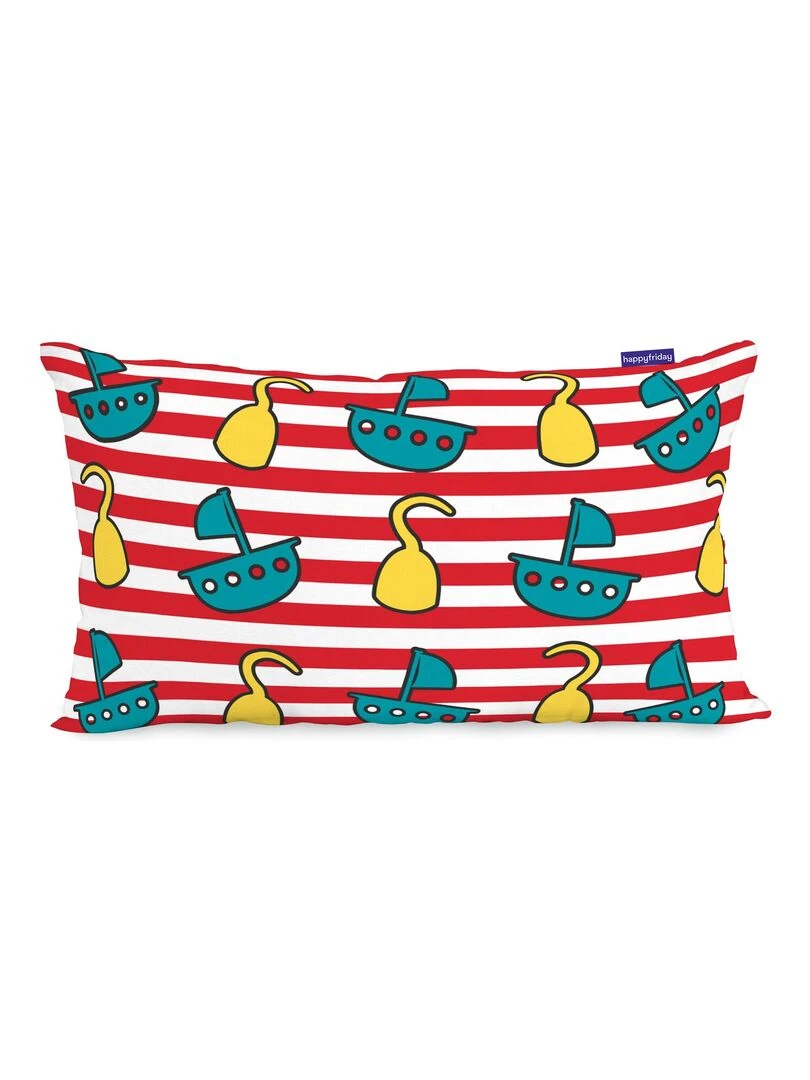 Housse de coussin Flying boy "Happyfriday"   Blanc